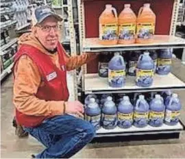  ?? PHOTO PROVIDED BY PENN-MAR ?? Eric Eberly, 48, found employment at Tractor Supply in New Freedom through Penn-Mar's PA Customized Employment plan.