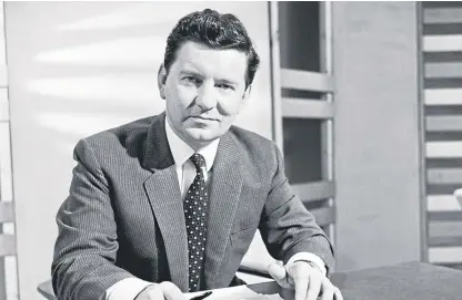  ??  ?? Richard Baker, who began reading the news on BBC in the 1950s.