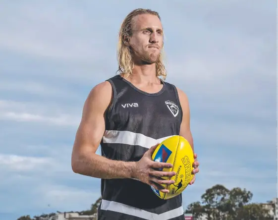  ?? Picture: JERAD WILLIAMS ?? Southport Sharks’ Matt Shaw is tied for top spot on the NEAFL MVP leaderboar­d after being sidelined through injury.