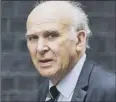  ??  ?? Vince Cable says rBS sell–off ‘not in any sense urgent’