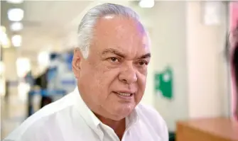  ?? /FERNANDO SUÁREZ ?? Adrián Alanís Quiñones, secretario de Gobierno del Durango