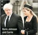  ?? ?? Boris Johnson und Carrie