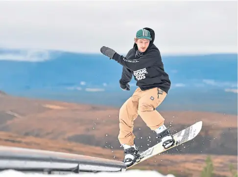  ??  ?? LOOKING TO FUTURE: The Cairngorm winter sports centre is hoping to have turned the corner in “challengin­g” times.