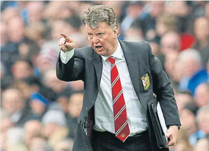  ??  ?? Manchester United manager Louis van Gaal.