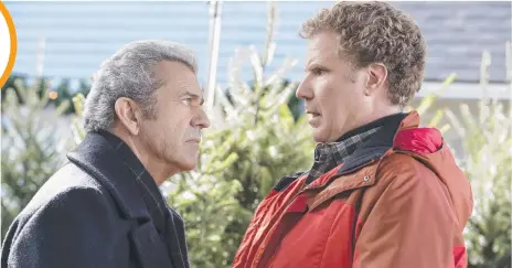  ??  ?? TOUGH GRANDPA: Mel Gibson, left, and sensitive guy Brad (Will Ferrell) in Daddy's Home 2.