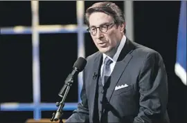  ?? Steve Helber Associated Press ?? JAY SEKULOW, a lawyer for President Trump, has said on his talk radio show that top federal law enforcemen­t officials planned “a soft coup” against his client.