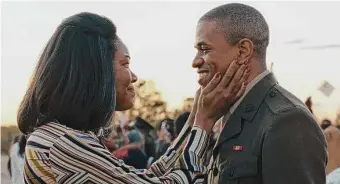  ?? A24 Films ?? Gabrielle Union (left) and Jeremy Pope in Elegance Bratton’s “The Inspection."