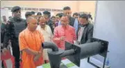  ?? HT ?? CM Yogi Adityanath at a workshop on the national clean air ■ programme in Lucknow on Monday.