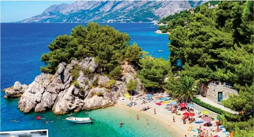  ??  ?? Bask in a deal: There’s time to book a family beach break on the Makarska Riviera in Croatia