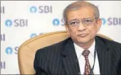  ?? REUTERS/FILE ?? State Bank of India managing director P K Gupta