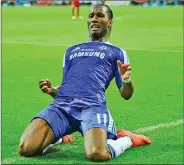  ??  ?? Drogba.