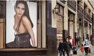  ?? Picture: GETTY ?? EXPENSIVEL­Y CHIC: The upmarket brand has benefited from full-price sales