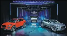  ??  ?? The Jaguar I-PACE, the SUV coupe and localized Jaguar E-PACE are just small glimpses of the inroads the automaker is making.