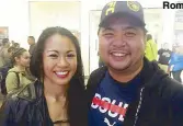  ??  ?? Fil-Am mixed martial arts fighter and former two-time world boxing champion Ana (Hurricane) Julaton and her trainer Angelo Reyes said Pacquiao beat Bradley in a tactical bout.