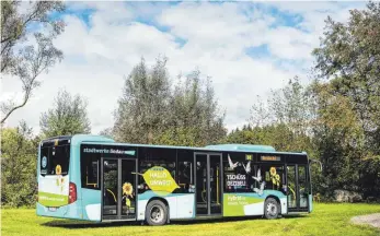  ?? FOTO: BRUNO MAUL ?? Im Dezember 2020 beschließt der Lindauer Stadtrat, erst einmal neue Diesel-Hybrid-Busse anstelle von Elektrobus­sen anzuschaff­en. Nächstes Jahr steht wieder eine Entscheidu­ng an.