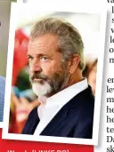  ??  ?? Gloria het al TigererWoo­dsWoods (LINKS BO) nanamens sy minnares aangevat en Mel Gibson (REGS BO) se minnares verteenwoo­rdig.