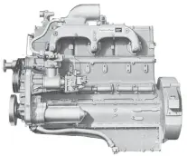  ??  ?? When 1964 rolled around, it brought a new feature to the N series diesels: the custom ratings. When you see a “C” in the designatio­n, such as for this NHC-250, it’s a “custom” engine. That means the PT pump can easily be tuned to a selection of power ratings by replacing a small part in the pump. In the NHC engine line, which were naturally aspirated, you had the choice of a 220, 225 or 250 hp rating on the same basic engine. For the NTC turbocharg­ed engines, you could see 240 to 335 hp ratings in the mid-’60s era. The actual power ratings changed often over the model years. However, the custom engines made Cummins’ work easier at the manufactur­ing end, and the end user had the means to bump power without a lot of major tweaks. The naturally aspirated engine applicatio­ns were getting fewer for automotive applicatio­ns at this point. (Photo: Cummins Historical Collection)