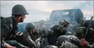  ?? ACTIVISION. ?? The levels in “Call of Duty: WWII” render warfare as stagecraft, in which the stage dressing and scenery is changed regularly to make aiming and shooting seem heroic.