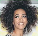  ??  ?? Solange Knowles El afro más hipster