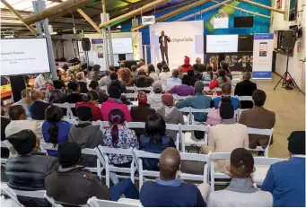  ?? Picture: Supplied ?? NEW WORLD. Search engine Google’s Digital Skills for Africa Programme launched in Soweto yesterday. It hopes to train 10 million young people.