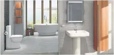  ??  ?? Living space
Bathrooms can include any facility the customer desires