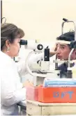  ??  ?? OJOS. La salud visual es un asunto delicado, dijeron médicos.