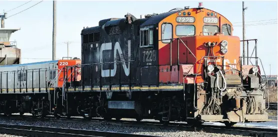  ?? GRAHAM HUGHES/THE CANADIAN PRESS ?? The transporta­tion bill passed Wednesday requires railways to publicly report each summer on their abilities to move that year’s grain crop.