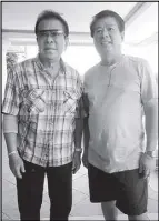  ??  ?? Chavit Singson with brother Bonito