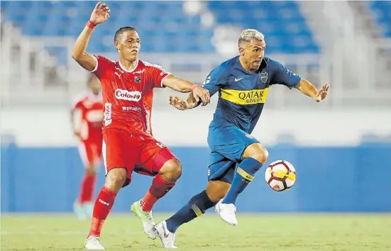  ?? PRENSA BOCA ?? Media hora de Carlitos. Entró por Zárate, tuvo algunos destellos y, sobre el final, aseguró el resultado con un gol de 9 de área.