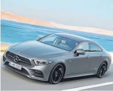  ?? FOTO: DAIMLER/DPA ?? Viertürer im Coupé-Schnitt: der neue CLS von Mercedes.