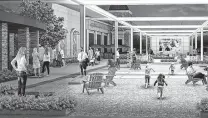 ?? GGP ?? GGP envisions a green space at First Colony where adults can do yoga, children can play and families can enjoy movie nights.