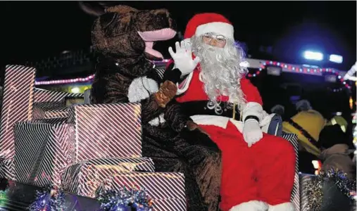 ??  ?? SANTA’S NOT COMING: Father Christmas has been left in the lurch after the community council stood down