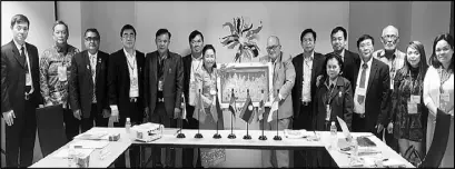  ??  ?? BUHAIN HEADS ASEAN PRINT BODY: Philippine Printing Technical Foundation Inc. president Dominador Buhain has been re-elected president of the ASEAN Print during the 3rd annual general membership meeting of the ASEAN Print in Ho Chi Minh, Vietnam on Oct....