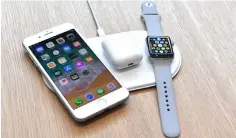  ??  ?? The AirPower charging device was first announced last year. — AFP photo