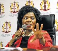  ?? Picture: SIMPHIWE NKWALI ?? STILL FIGHTING: Thuli Madonsela ’was duped’ into believing Jacob Zuma would co-operate in her investigat­ion
