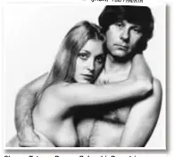  ?? Foto PHN/RTR ?? Sharon Tate en Roman Polanski. De actrice was acht maanden zwanger toen ze werd afgemaakt met zestien messteken door de Manson Family.