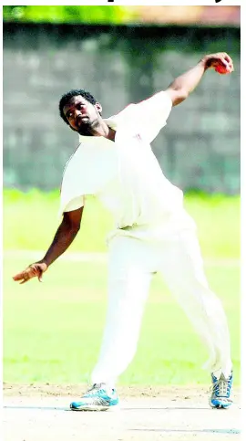  ?? FILE ?? The Jamaica Defence Force’s Dennis Bulli will lead their bowling attack against Melbourne Cricket Club in the Senior Cup final at Sabina Park today.