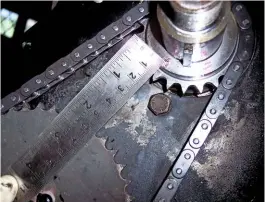  ??  ?? Take care to ensure that the cam and crankshaft­s are synchronis­ed correctly during the final assembly process. Different engines require specific methods and special tools may be needed. Tool companies such as Laser and Draper can advise you on what you might need.