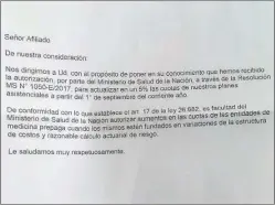  ?? CEDOC PERFIL ?? BOLSILLO. En la última semana se notificaro­n subas de cuotas.