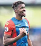  ??  ?? Transfer talk: Wilfried Zaha is attracting interest from Tottenham