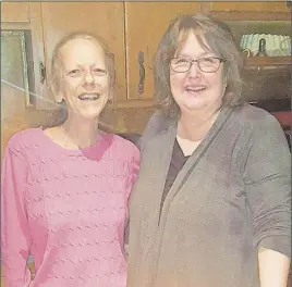  ?? Submitted ?? Joanne Boone, right, is hoping a fundraiser she’s launched will help give Darlene Bigney Boone, her former sister-in-law, peace of mind.