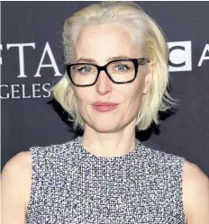  ?? CHRIS DELMAS/ GETTY IMAGES ?? Gillian Anderson has officially confirmed she will be leaving The X- Files following its current season.