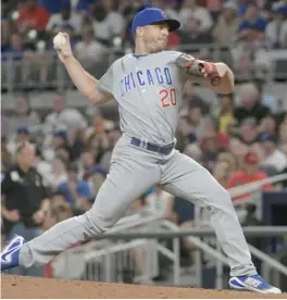  ?? AP ?? Reliever Brandon Kintzler had a 7.00 ERA after joining the Cubs last season.