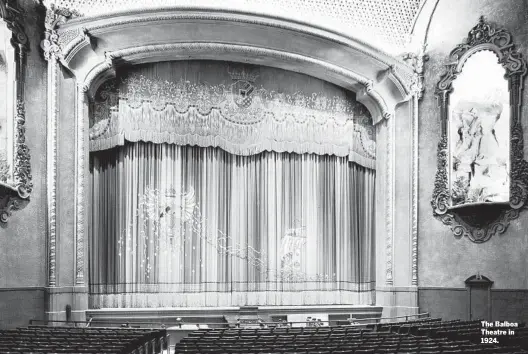 ?? SAN DIEGO THEATRES ?? The Balboa Theatre in 1924.