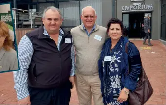  ?? Photos: Denise Lloyd ?? The seminar was the brainchild of Moore Southern Cape director Fanus Truter (left). With him are René Bongers (Eight Bells Mountain Inn) and Marika Thomatos (Munro Manor). Both Truter and Thomatos are on the chamber board.