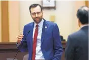  ?? RICH PEDRONCELL­I AP FILE ?? State Sen. Ben Allen has authored a bill to to reduce plastic production for single-use products.