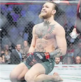  ?? FOTO: AP ?? Conor McGregor, de 31 años, es el luchador más mediático de las artes marciales mixtas