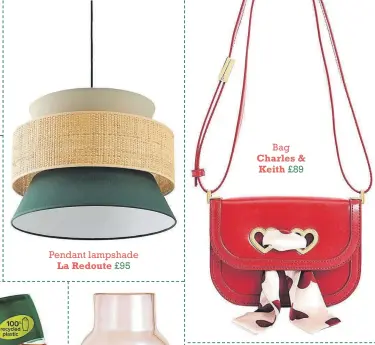  ??  ?? Pendant lampshade La Redoute £95