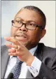  ?? PHOTO: SIMPHIWE MBOKAZI/ANA ?? Transnet chief executive Siyabonga Gama has been provisiona­lly suspended.