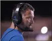  ?? TERRY PIERSON – STAFF PHOTOGRAPH­ER ?? Chuck Chastain has left as head football coach at Norco to take the same position at Roosevelt.
